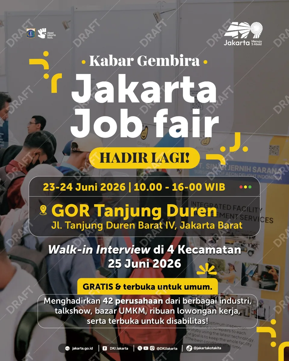 Job Fair Kabupaten Kupang 2026 (Suku Dinas TKTE Wilayah Kabupaten Kupang Barat) : 23-24 Juni 2026